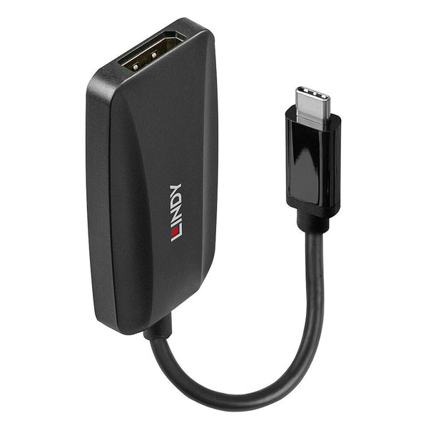 USB-C-zu-DisplayPort-Adapter LINDY 43337 Schwarz