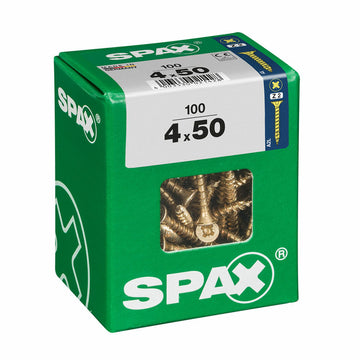 Škatla z vijaki SPAX Vijak za les Ravna glava (4 x 50 mm) (4,0 x 50 mm)