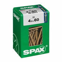 Box of screws SPAX Wood screw Flat head (4,5 x 60 mm)