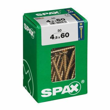 Škatla z vijaki SPAX Vijak za les Ravna glava (4,5 x 60 mm)