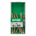 Boîte à vis SPAX 4081020450802 Vis à bois Tête plate (4,5 x 80 mm)