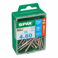 Boîte à vis SPAX 4197000400602 Vis à bois Tête plate (4 x 60 mm) (4,0 x 60 mm)