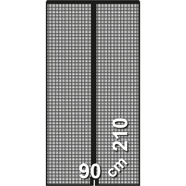 Komarnik Schellenberg Vrate Magnetska 90 x 210 cm Antracit Kaljeno Steklo