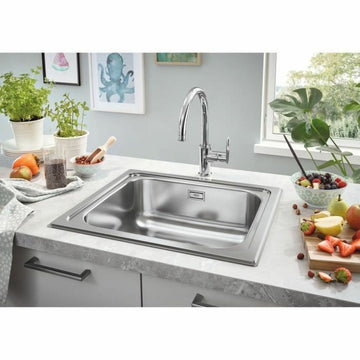 Mixer Tap Grohe 31719SD0 Stainless steel Rectangular