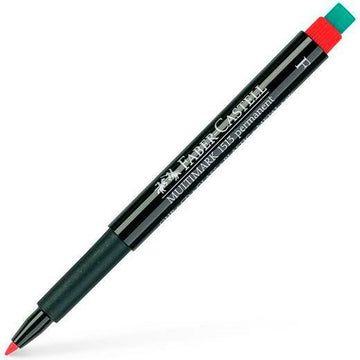 Permanent marker Faber-Castell Multimark 1513 F Red 0,6 mm (10Units)