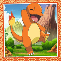 Komplet 3 puzzle sestavljank Pokémon Ravensburger 05586 Bulbasaur, Charmander & Squirtle 147 Kosi
