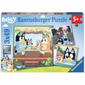Set de 3 Puzzles Bluey Ravensburger 05685 147 Pièces