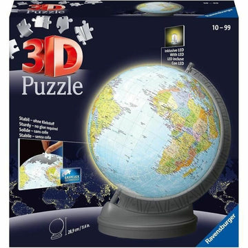 3D puzzle Ravensburger 11549 Globus Luč