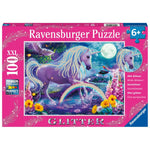 Puzzle Ravensburger 12980 Einhorn Glitzernd XXL 100 Stücke