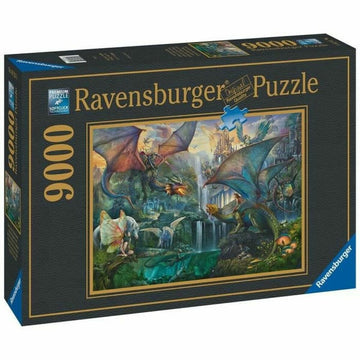 Sestavljanka Puzzle Ravensburger The Magic Forest of Dragons (9000 Kosi)