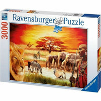 Sestavljanka Puzzle Ravensburger Massai Pride (3000 Kosi)
