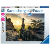 Sestavljanka Puzzle Ravensburger 17093 Monolith Elbe Sandstone Mountains 1000 Kosi