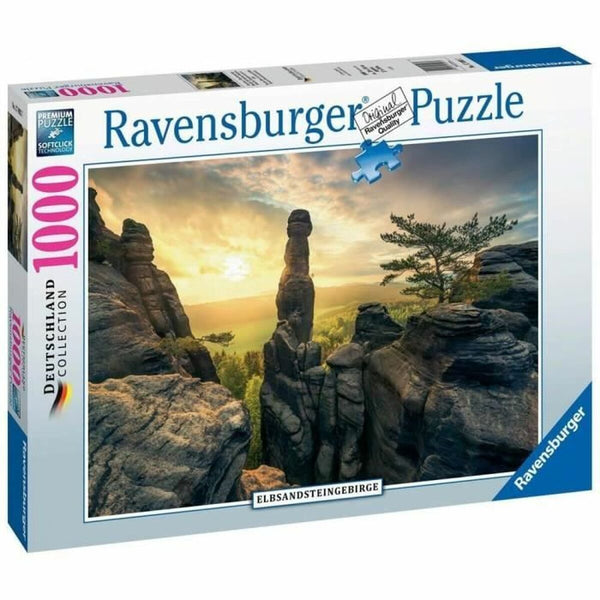 Sestavljanka Puzzle Ravensburger 17093 Monolith Elbe Sandstone Mountains 1000 Kosi