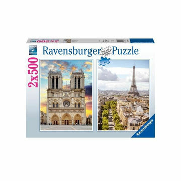 Puzzle Ravensburger Paris & Notre Dame 2 x 500 Pieces