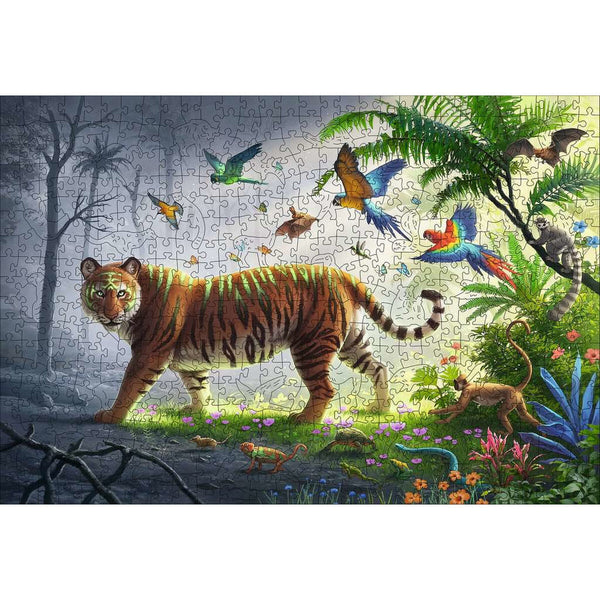 Sestavljanka Puzzle Ravensburger Jungle Tiger 00017514 500 Kosi