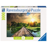 Puzzle Ravensburger 19538 The Wooden Footbridge 1000 Stücke