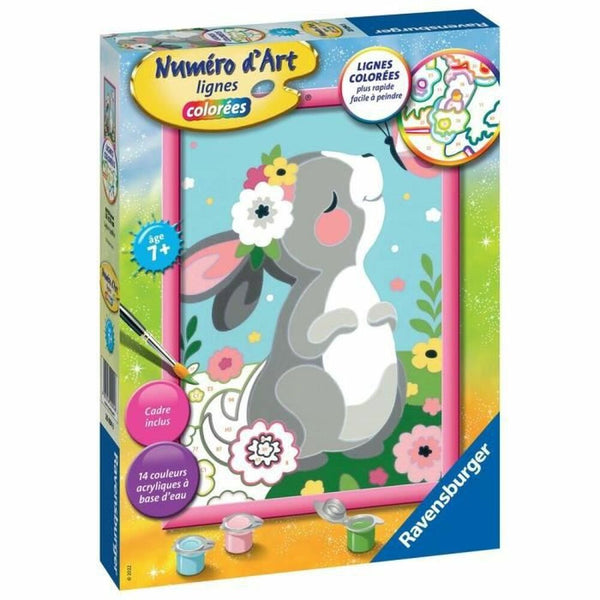 Disegni da dipingere Ravensburger Rabbit and Butterfly