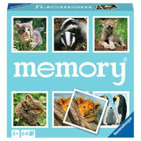 Didaktična igra Ravensburger Grand Memory - Theme: Small animals Pisana