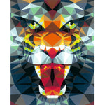 Disegni da dipingere Ravensburger Polygon Tiger 24 x 30 cm