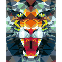Disegni da dipingere Ravensburger Polygon Tiger 24 x 30 cm