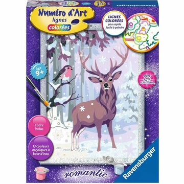 Dessins à peindre Ravensburger Romantic Deer