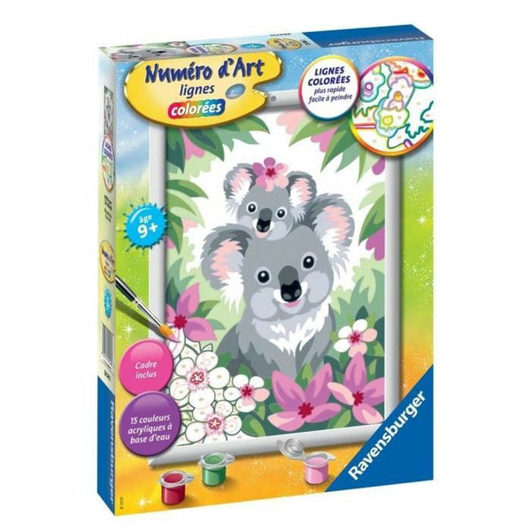 Pictures to colour in Ravensburger Mama Koala and Her Baby