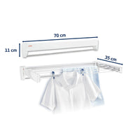 Clothes Line Leifheit White Metal 72 x 37 cm