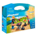 Playset Family Fun Backyard Barbacue Carry Case Playmobil 5649 (21 pcs)