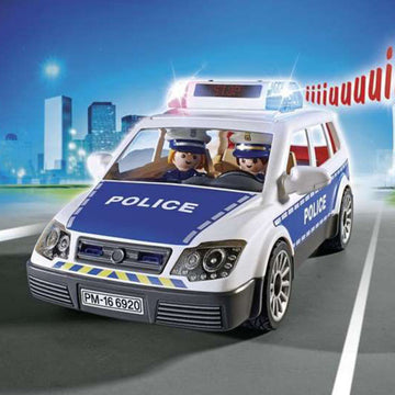 Car with Light and Sound City Action Police Playmobil 6920 White