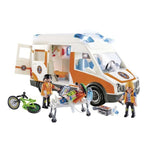 Playset City Life Emergency Ambulance Playmobil 70049 (62 pcs)
