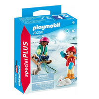 Playset Special Plus Children with Sleigh Playmobil 70250 (13 pcs)