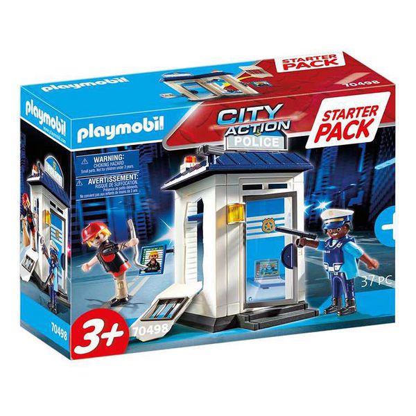 Playset City Action Police Starter Pack Playmobil 70498 (37 pcs)