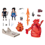 Playset Playmobil 70666 Sasuke vs Itachi 37 Pièces