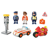 Playset Playmobil 71156 1.2.3 Day to Day Heroes 8 Pieces