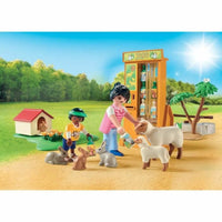 Playset   Playmobil Family Fun - Educational farm 71191         63 Pièces  