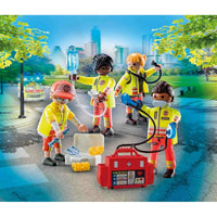 Playset Playmobil 71244 City Life Rescue Team 25 Pieces