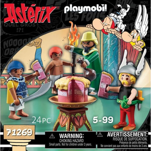 Playset Playmobil Asterix: Amonbofis and the poisoned cake 71268 24 Kosi