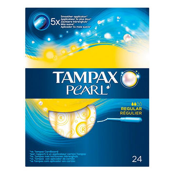 Pack of Tampons Pearl Regular Tampax (24 uds)