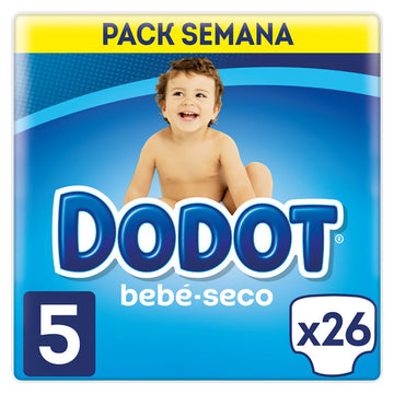 "Dodot Baby-Dry Diapers Size 5, 26 Diapers"