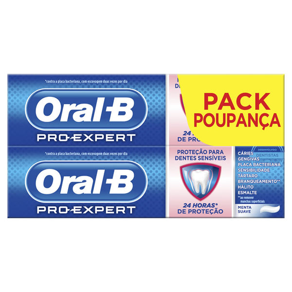 "Oral-B Pro-Expert Dentifricio Sensibilità & Sbiancante 75ml Set 2 Parti"