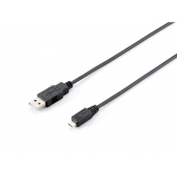 USB kabel za micro USB Equip 128523 Črna 1,8 m