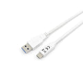 Câble USB A vers USB C Equip 128363 Blanc 1 m