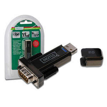 USB to Serial Port Cable Digitus Black