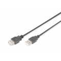 USB 2.0-Kabel Digitus AK-300202-030-S Schwarz