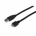 USB kabel za micro USB Digitus AK-300117-003-S Črna 25 cm