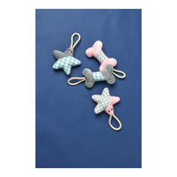 Dog chewing toy Hunter Salima With string Starfish Grey Puppies