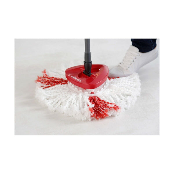 Mop Replacement To Scrub Vileda Turbo 2in1 Rojo/Blanco