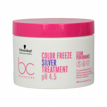 Pflegecreme für weißes Haar Schwarzkopf Bonacure Color Freeze Silver  (500 ml) pH 4.5