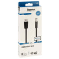 USB 2.0 A to USB B Cable Hama 00200602 1,5 m Black