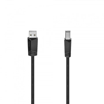Kabel USB 2.0 A v USB B Hama 00200602 1,5 m Črna